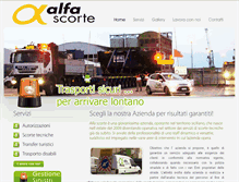 Tablet Screenshot of alfascorte.com